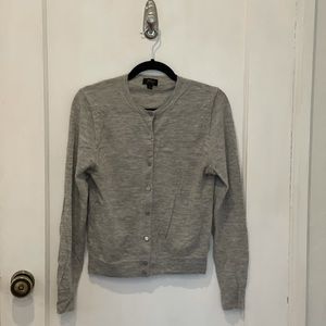 J.Crew Cashmere Lightweight Button-down Sweater